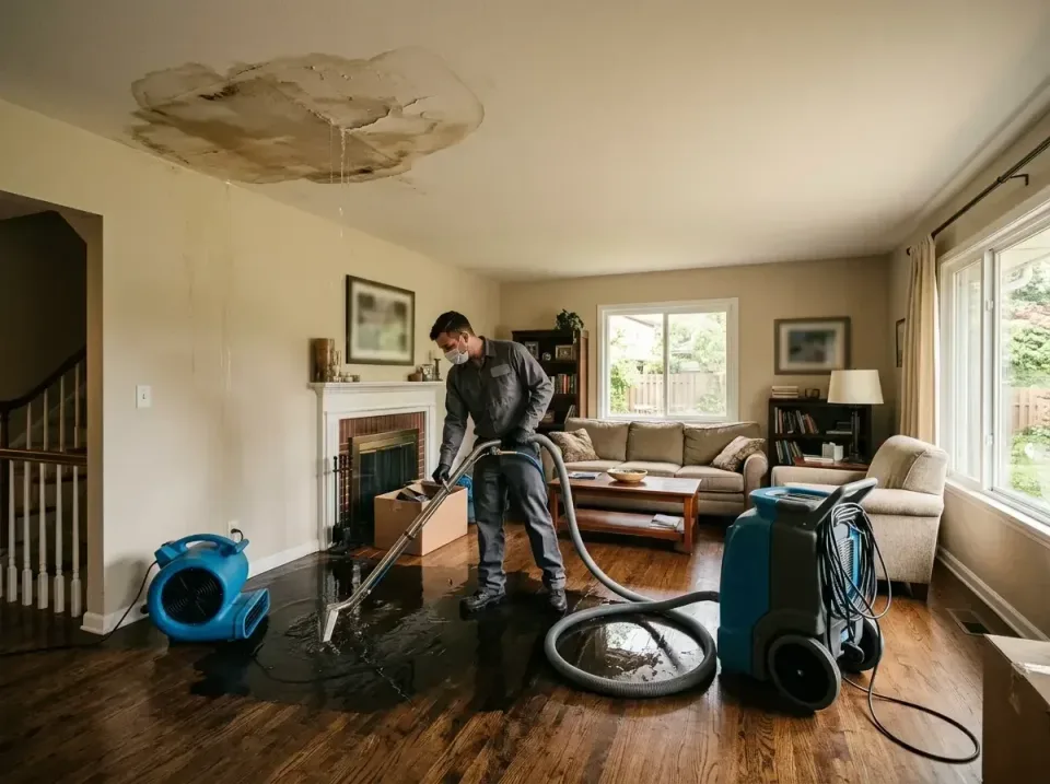 attic-pipe-burst-ceiling-drip-008 — frequently asked questions, Water Damage Restoration & Carpet Care in Lusby, MD